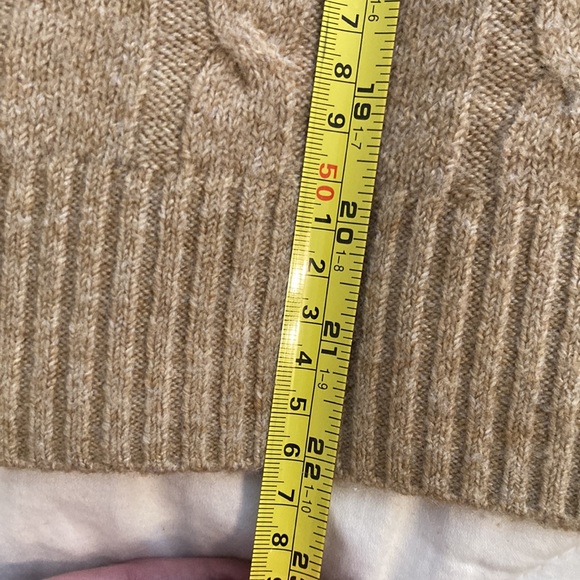 CeCe Collared Sweater in Tan or Camel, M - Picture 7 of 10